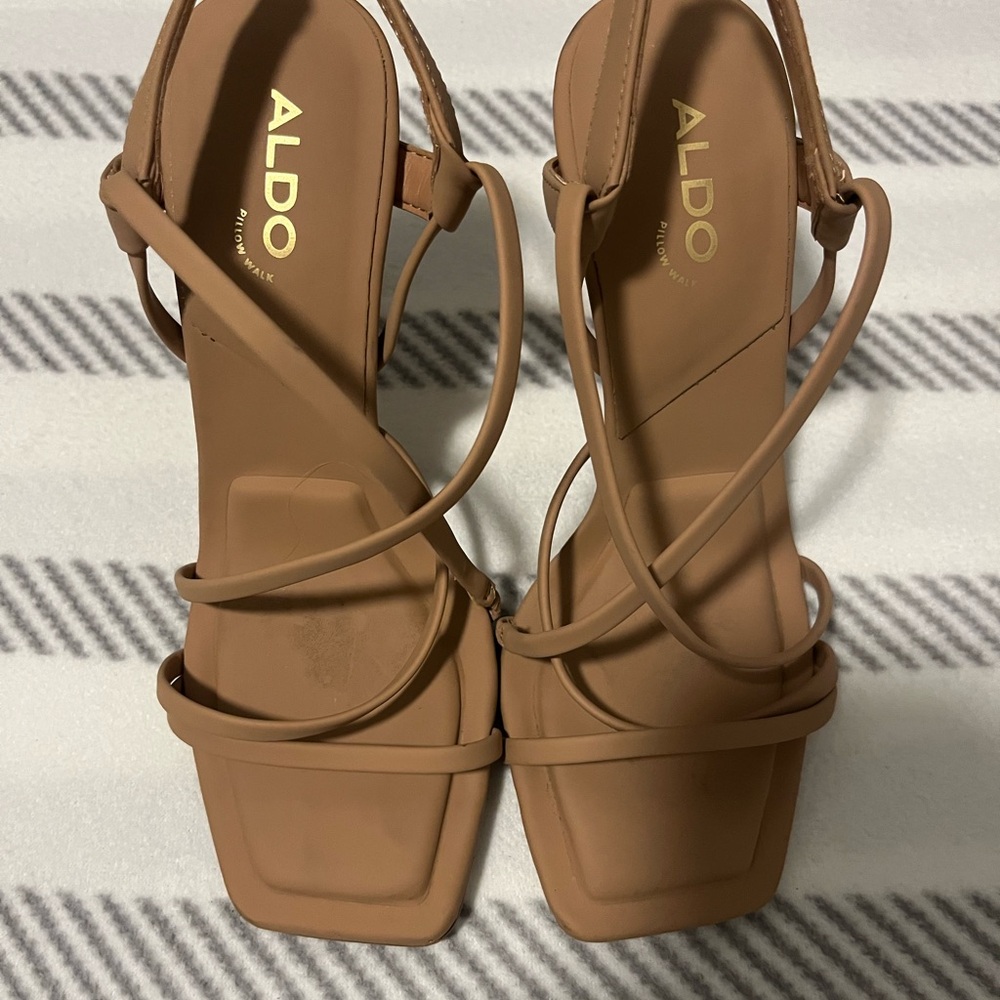 Aldo Women's Brown Strappy Sandals